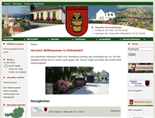 Tablet Screenshot of gemeindepoettelsdorf.at